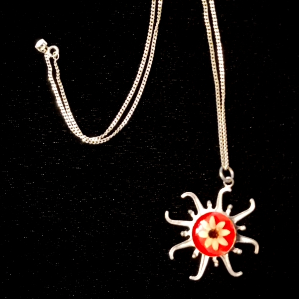 Sunburst 925 necklace